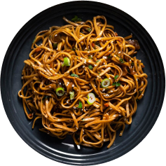 Mexican sizzler with paste and noodles