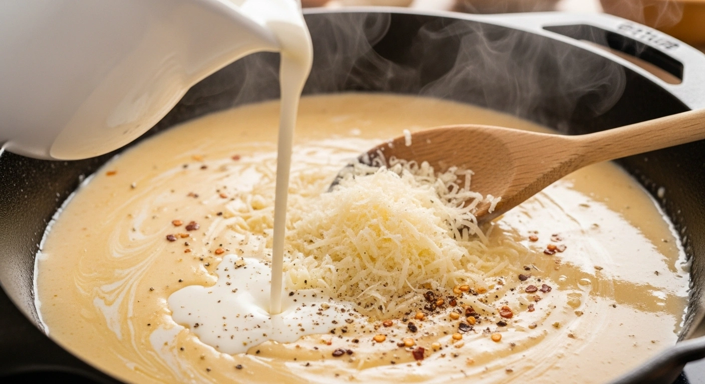 Add Cream & Cheese