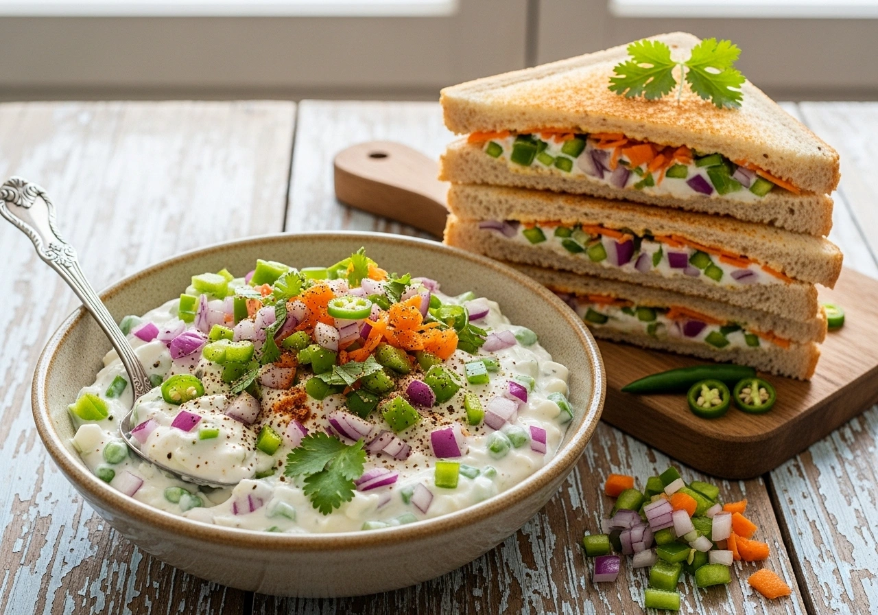 Assemble sandwiches Spread filling evenly on one bread slice. Cover with another slice. Prepare all sandwiches.