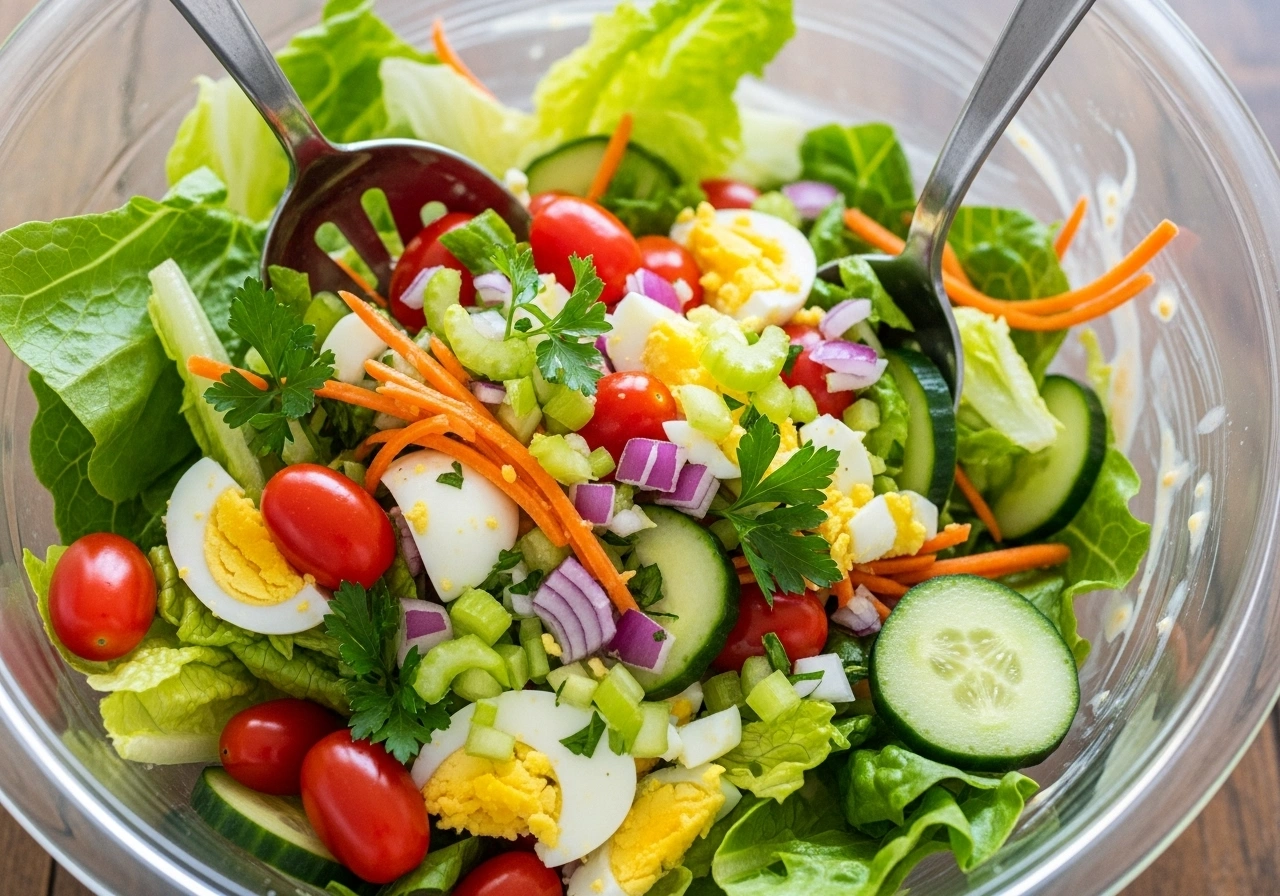 Prepare the Salad Mix