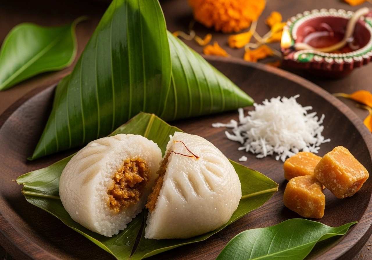 Patolya: A Traditional Steamed Rice Dumpling