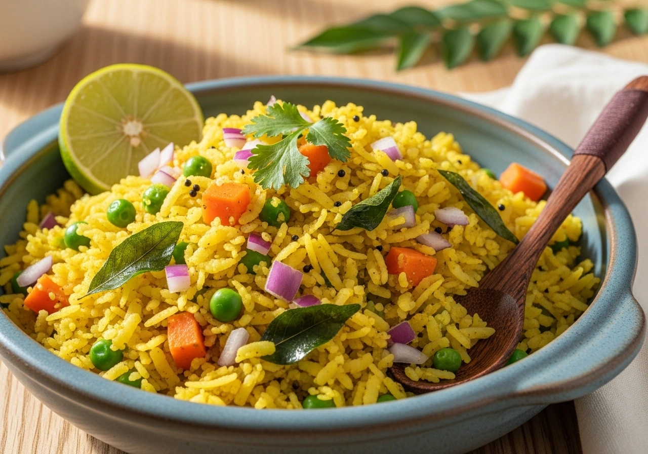Vegetable Poha Recipe