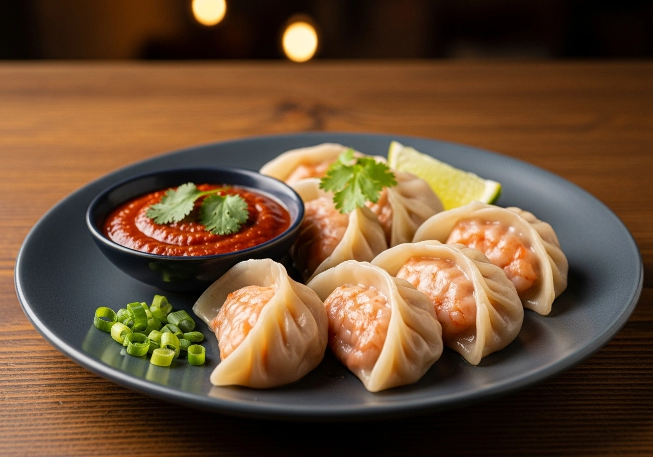 Prawns Momo