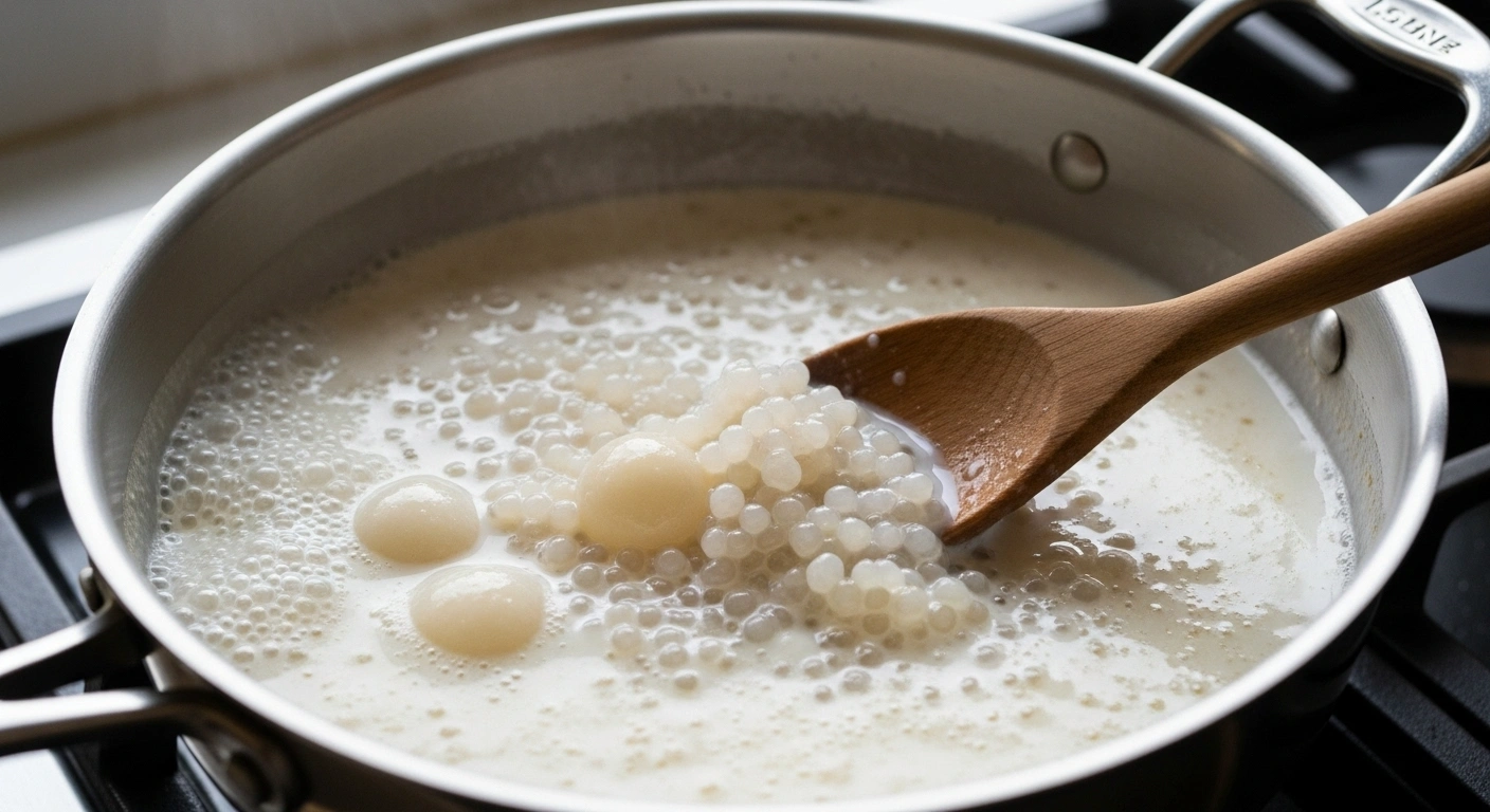 Milk and Sabudana