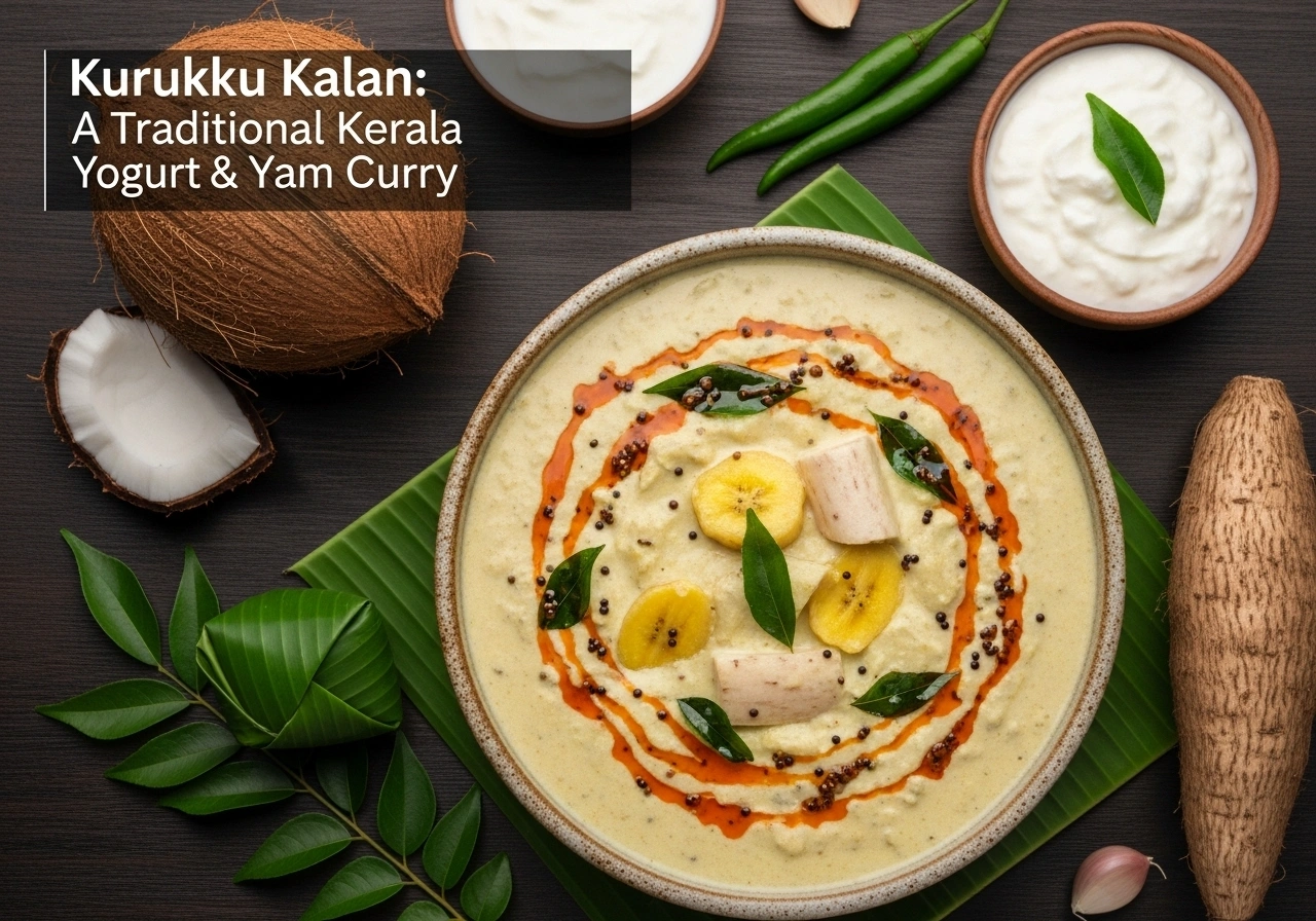 Kurukku Kalan: A Traditional Kerala Yogurt & Yam Curry
