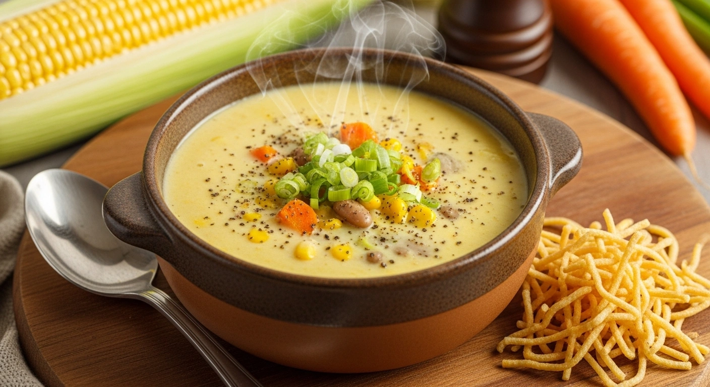 Sweet corn soup