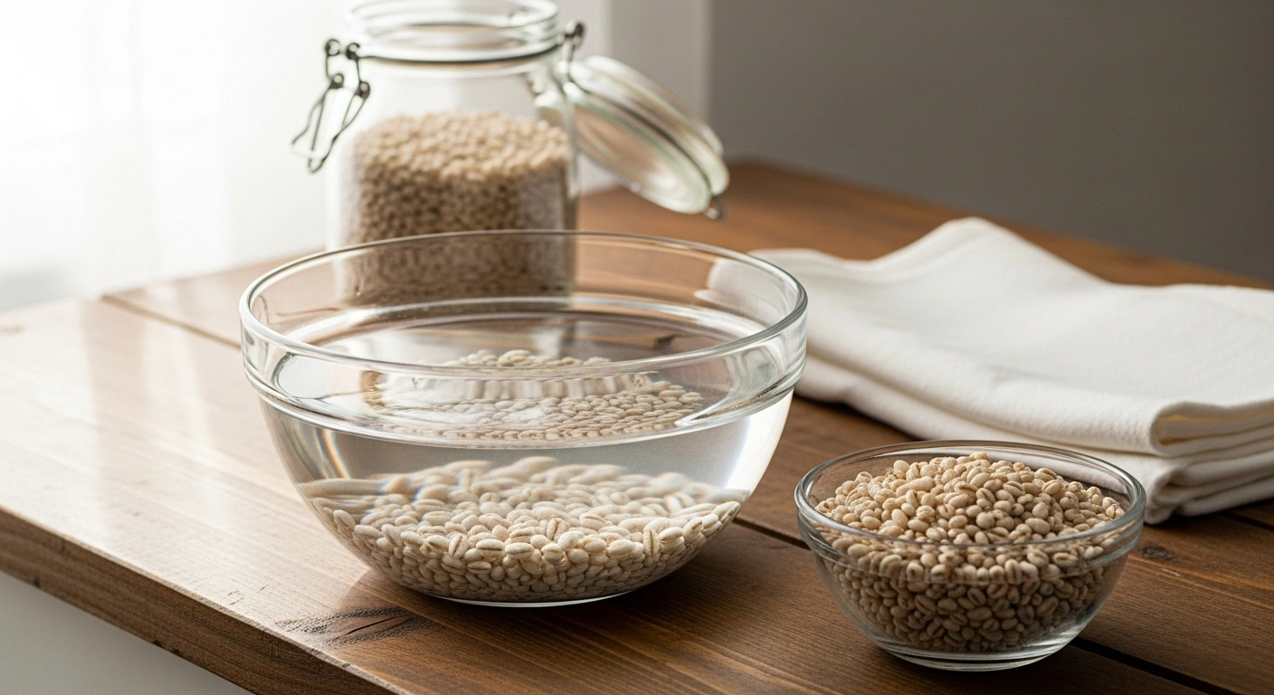 Washing barley