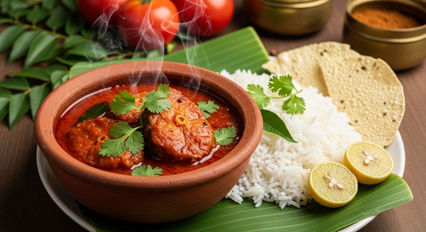 tomato fish curry