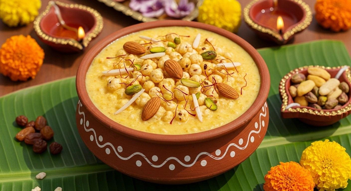 Kesar Makhana Phirni