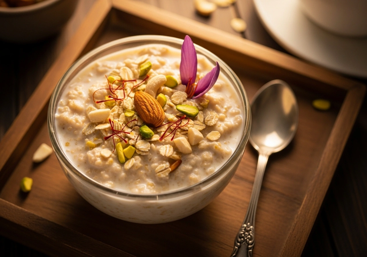 Oats Kheer: A Light & Nutritious Indian Dessert