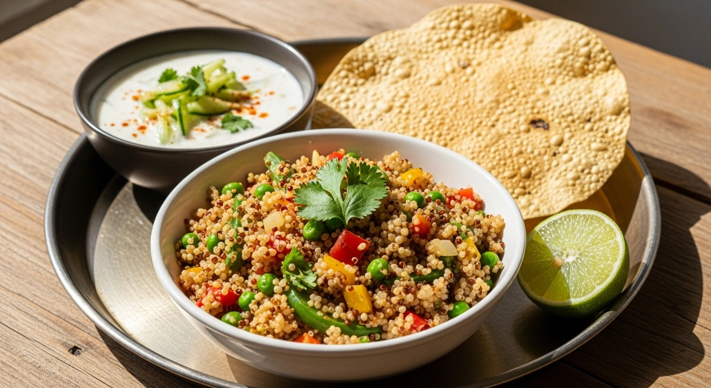 Served Quinoa