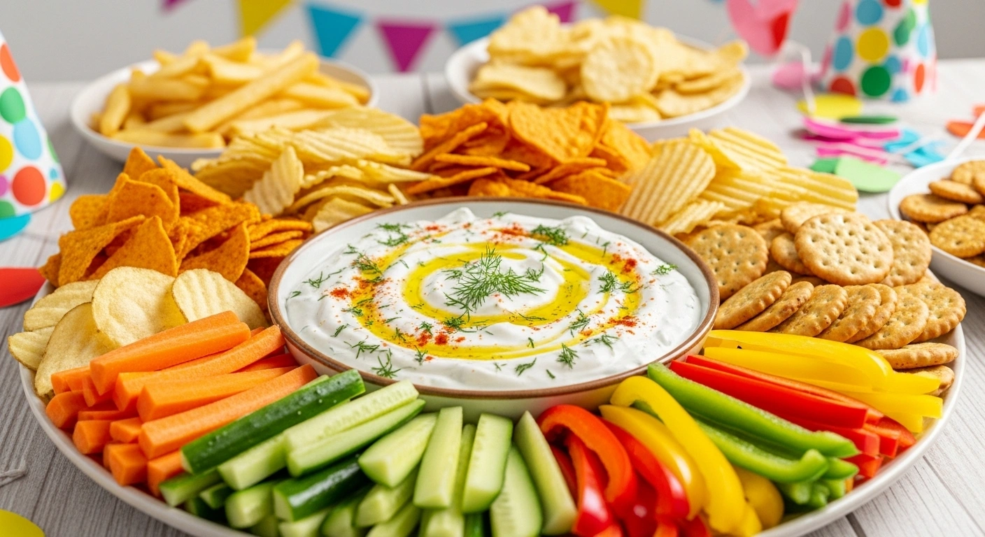 Served Yogurt Dip