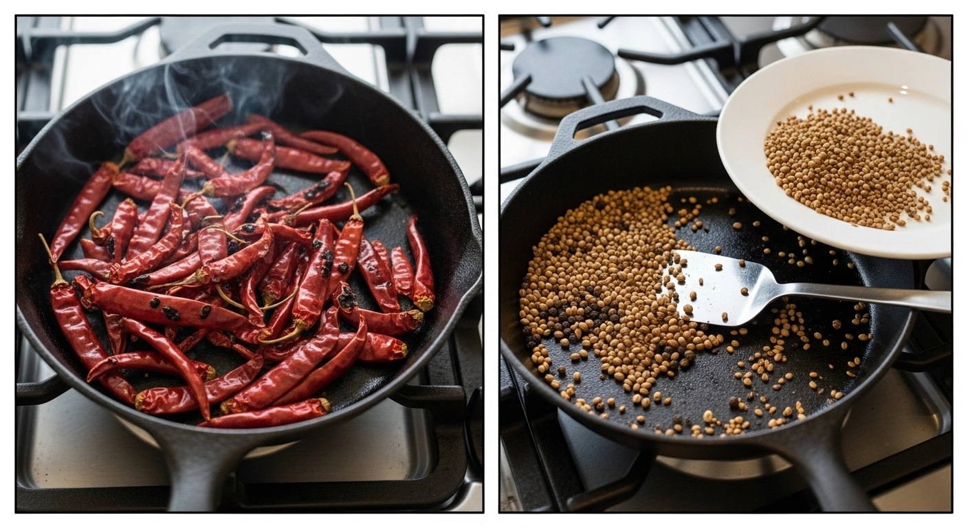 Roast Chilies & Spices