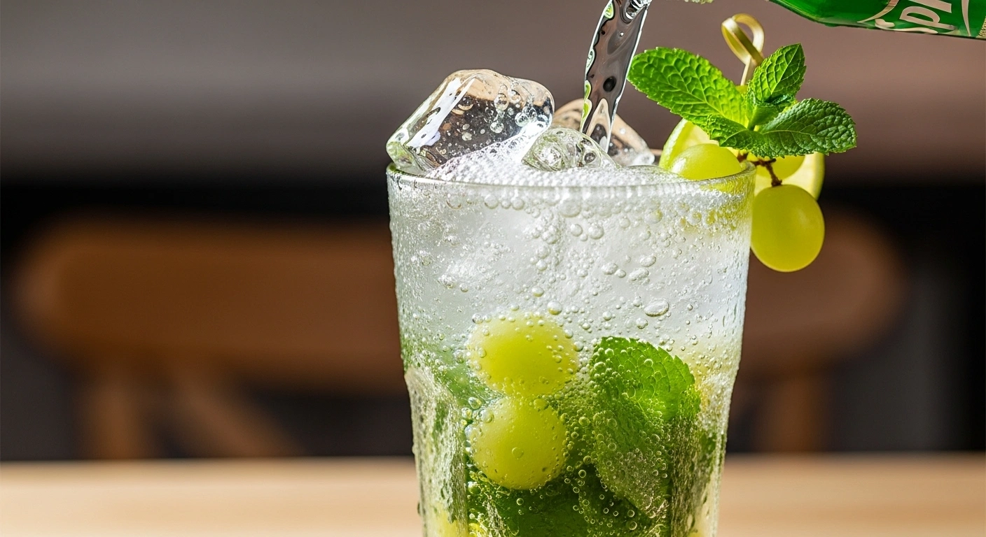 Green Grapes Mojito