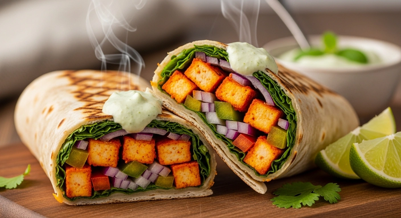 Tandoori Tofu Wrap