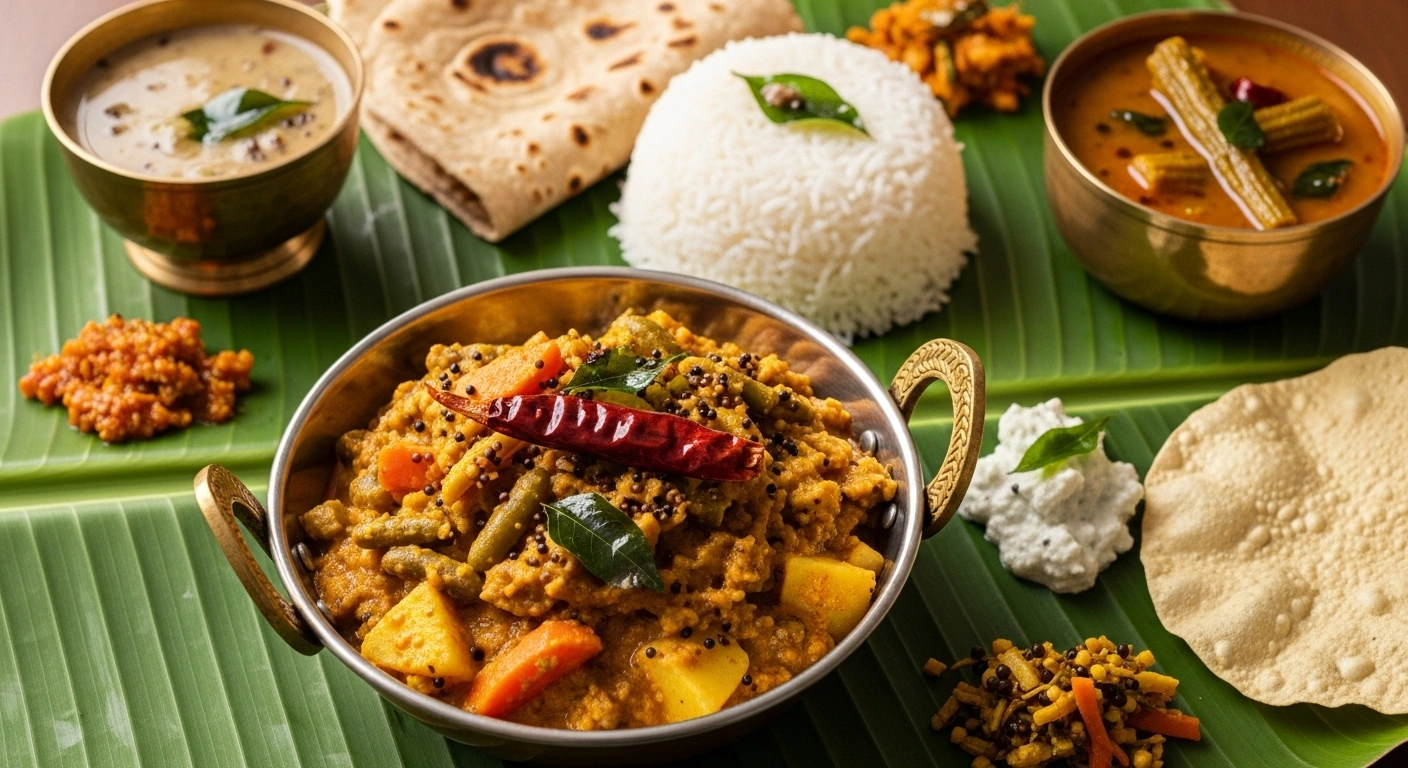 Serve Serve hot with steamed rice, chapati, or as a side dish to sambar or rasam.