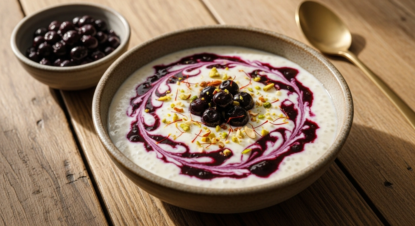 Blueberry Sabudana Kheer