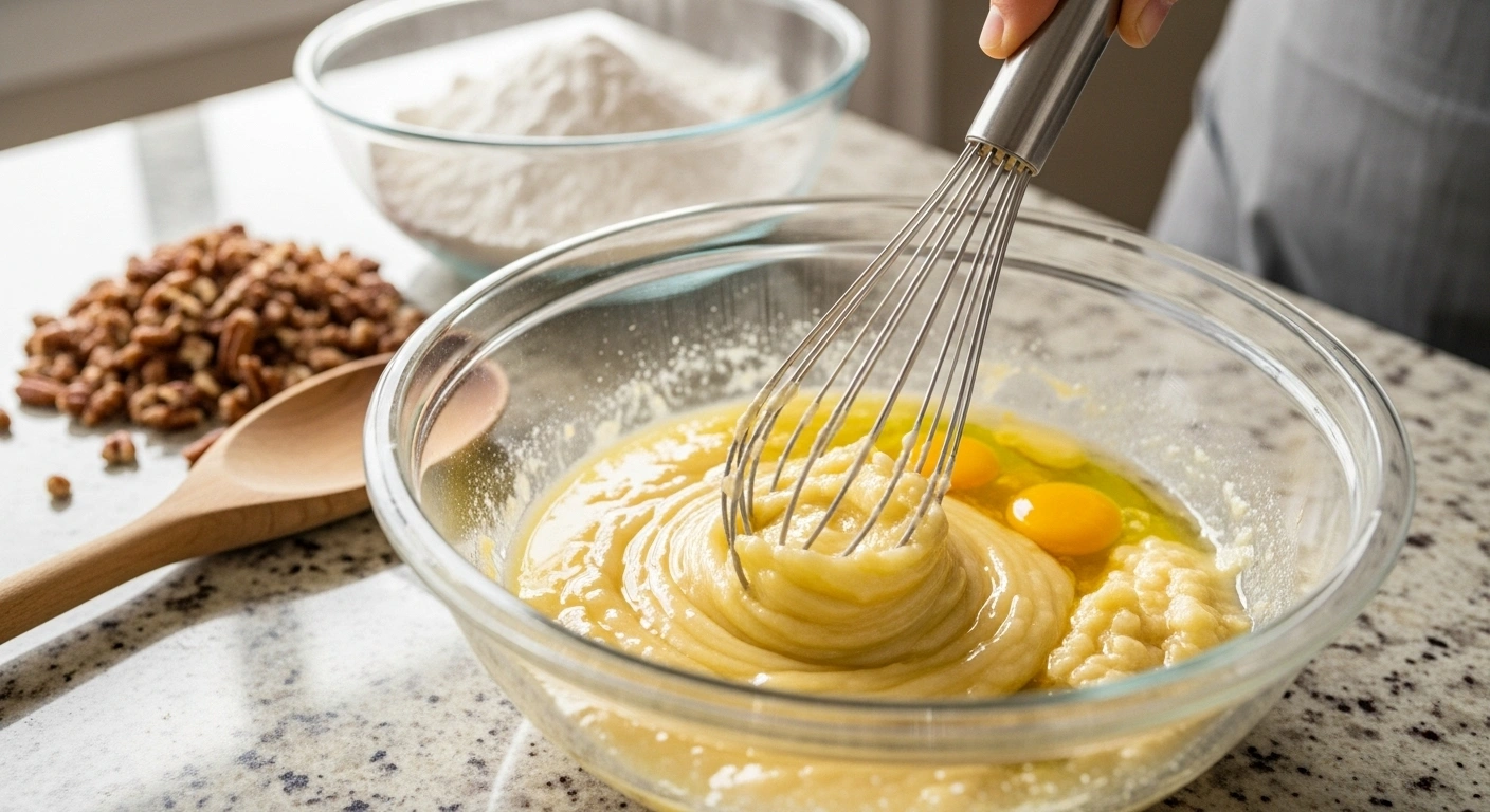 Add Pecans to the mixture