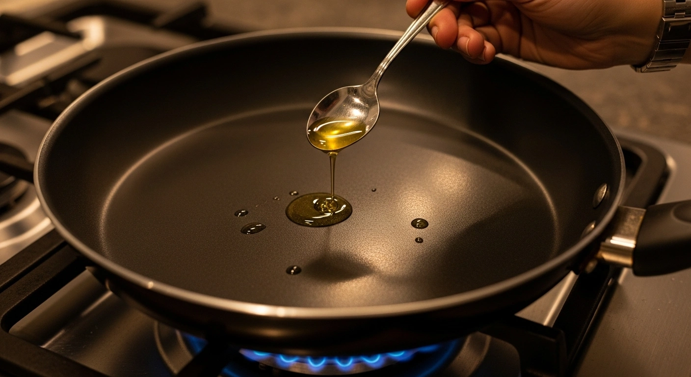 Heat oil in a pan