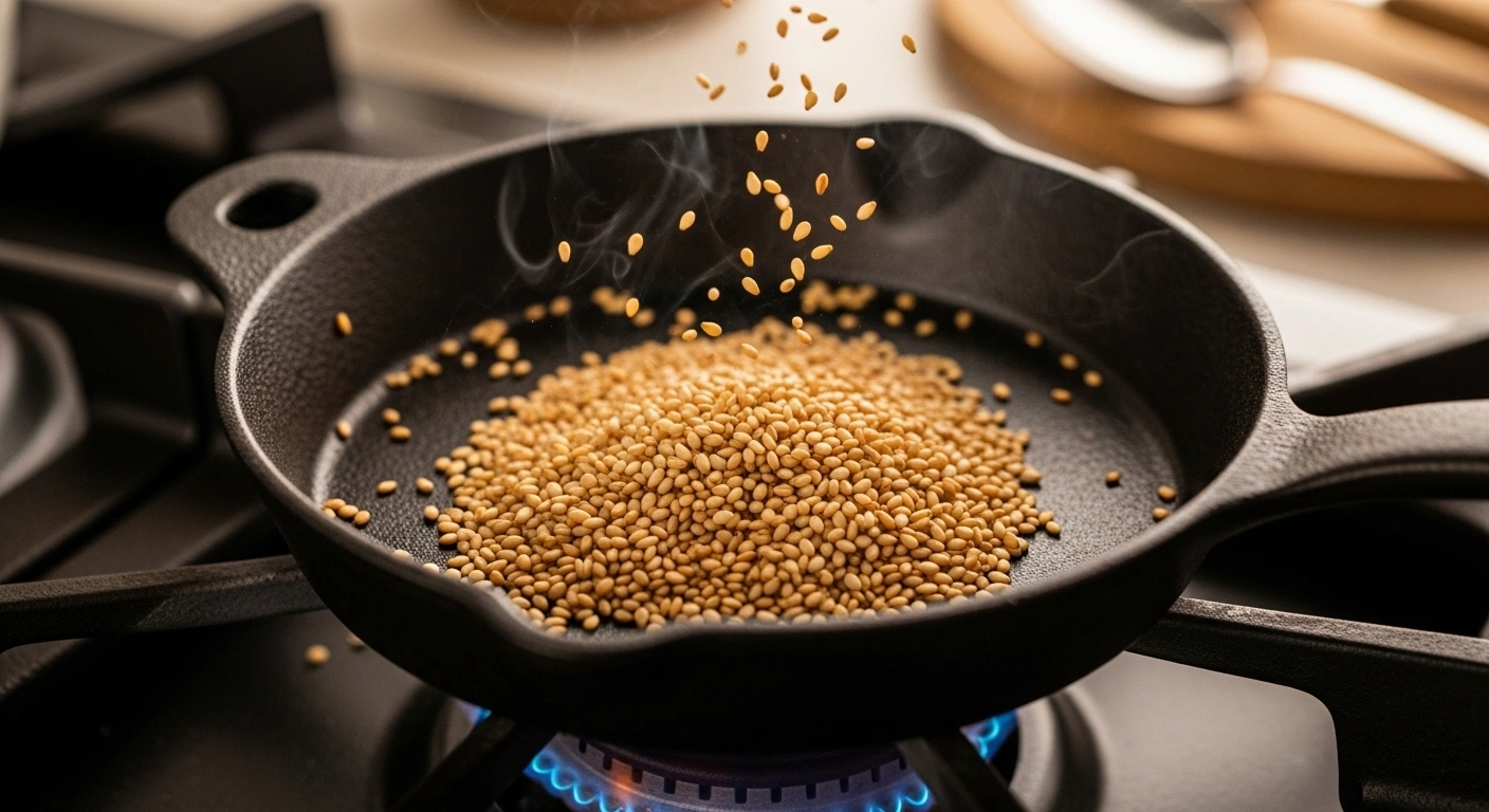Roast the Sesame Seeds