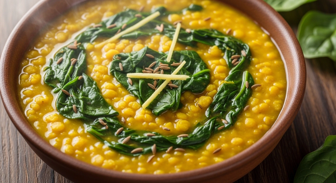 Add Spinach to the Dal