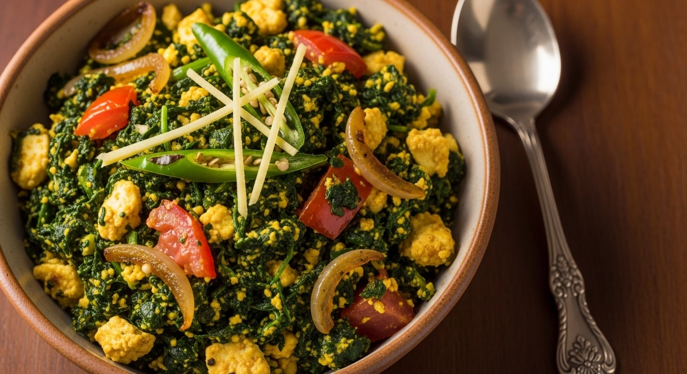 Palak Paneer Bhurji: A Nutritious Protein-Rich Dish