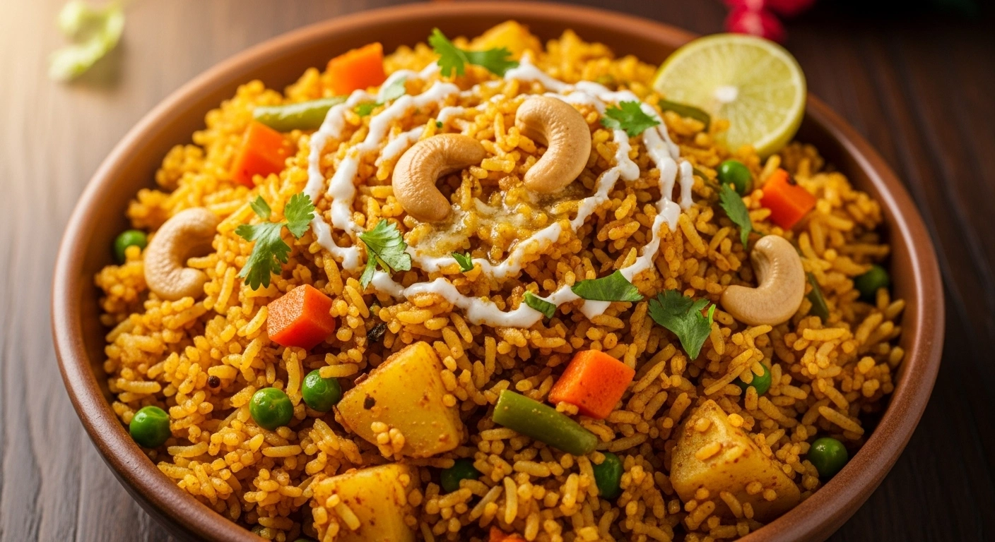 Masale Bhat: A Spiced Maharashtrian Rice Delight