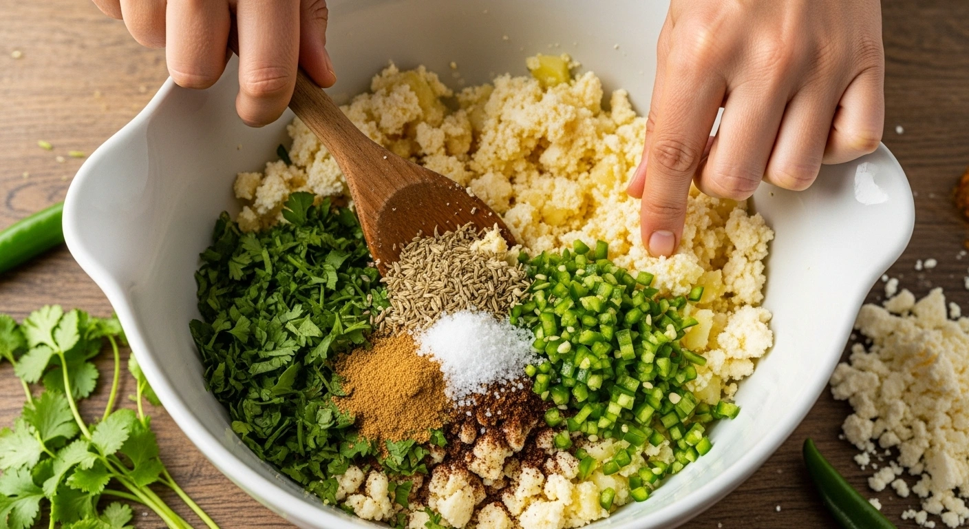 Prepare the mixture