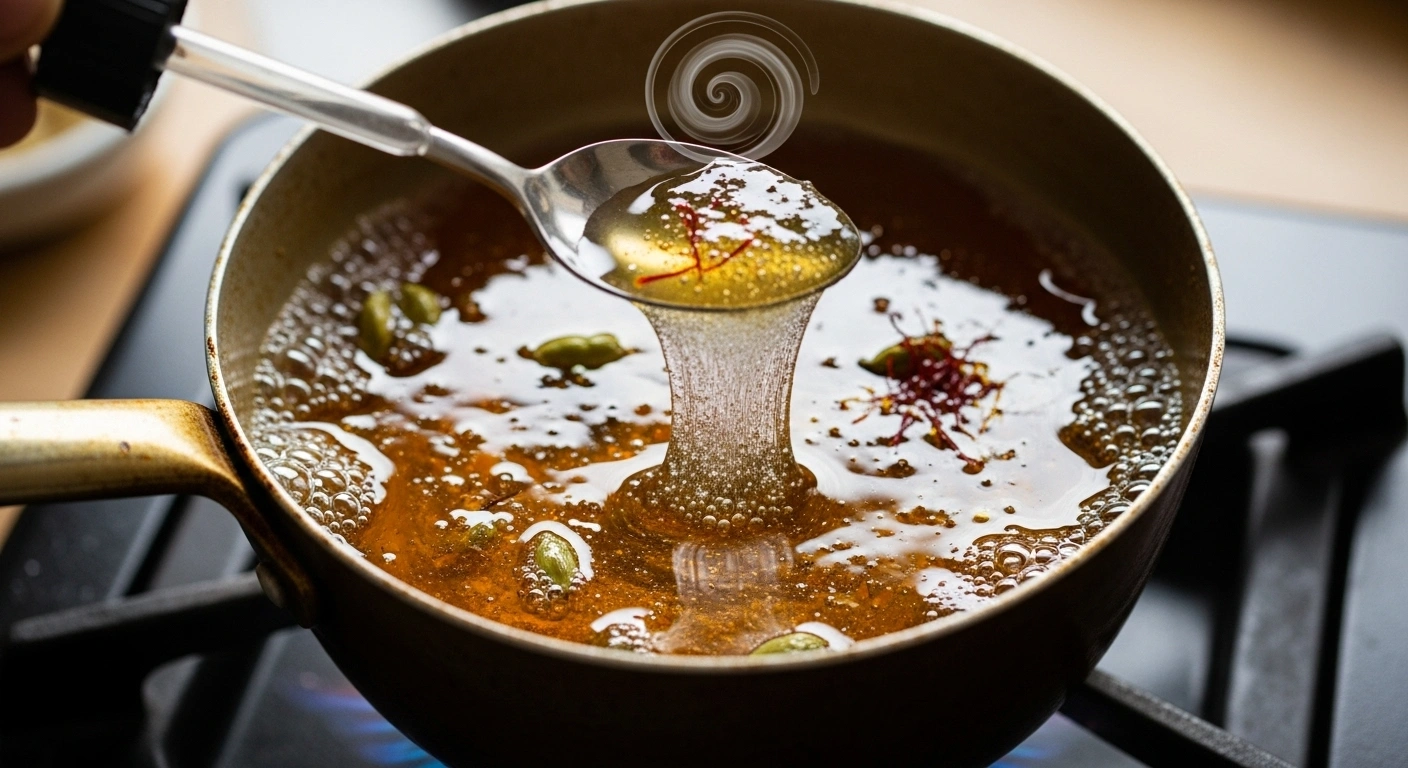 Prepare the sugar syrup