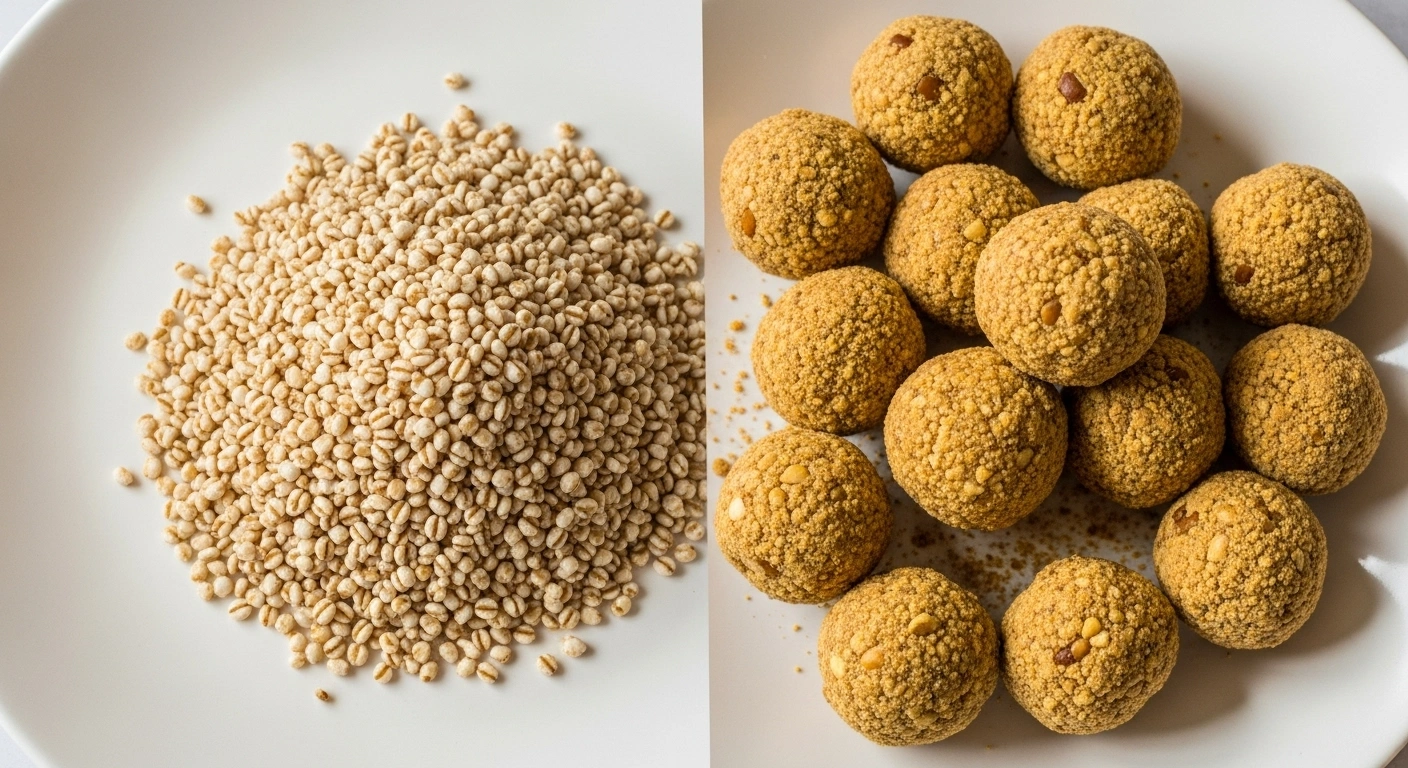 Shape into laddoos