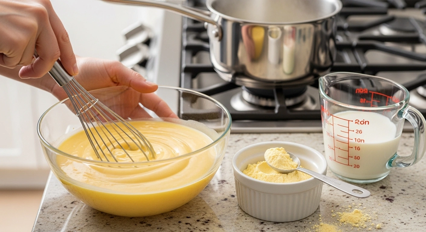 Prepare the custard