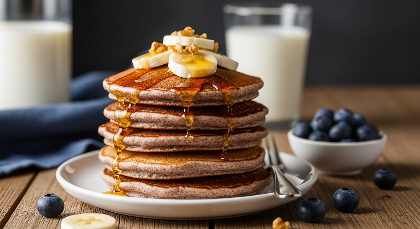Ragi and Banana Pancake