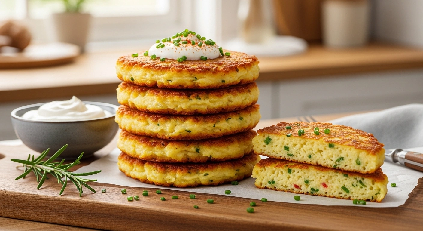 Leftover Mashed Potato Pancake