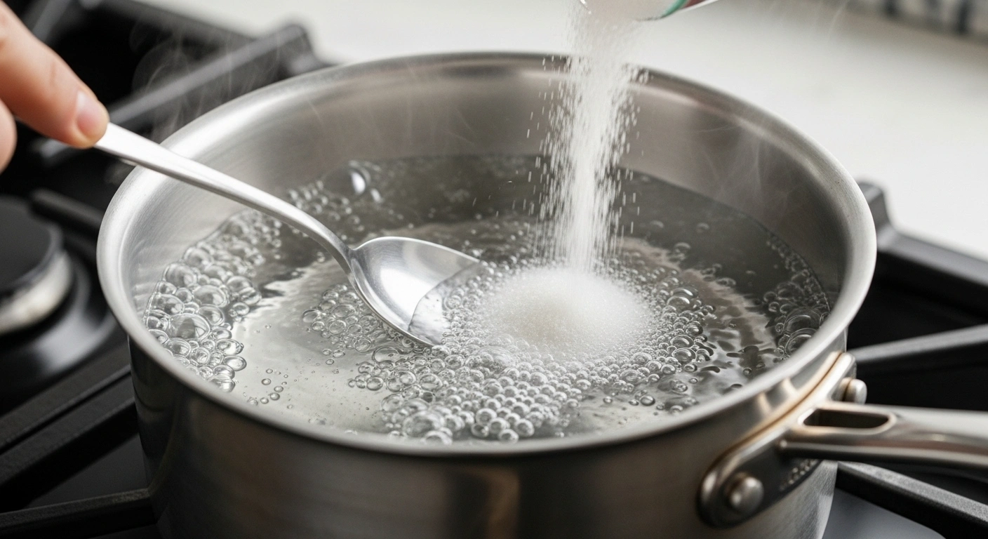 Heat Water and Add Sugar