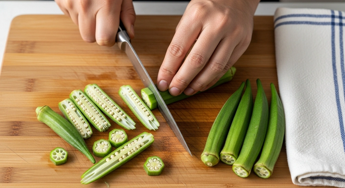 Prep the Bhindi