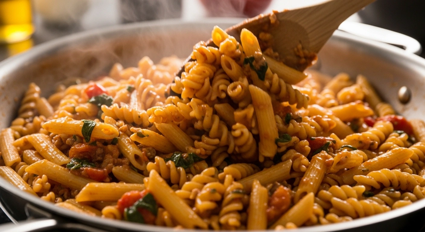 Toss Pasta with Paste