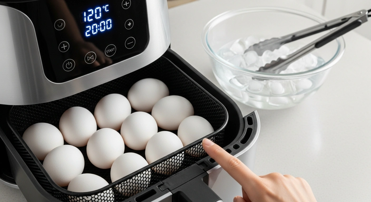 Air Fry Whole Eggs