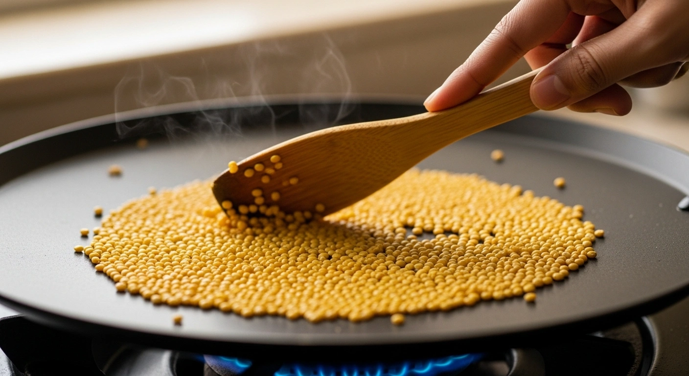 Dry Roast the Dal