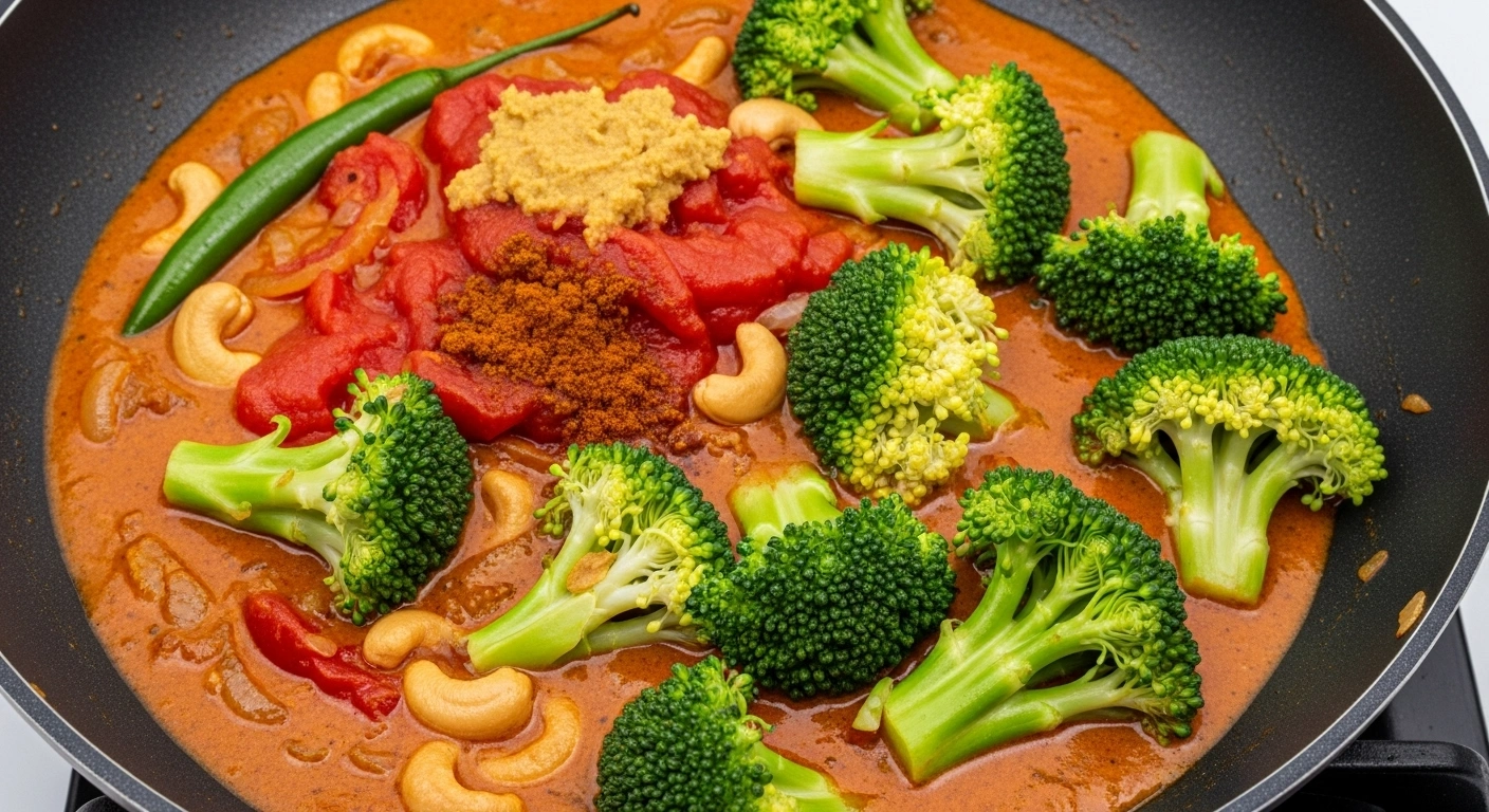 Brocolli curry base