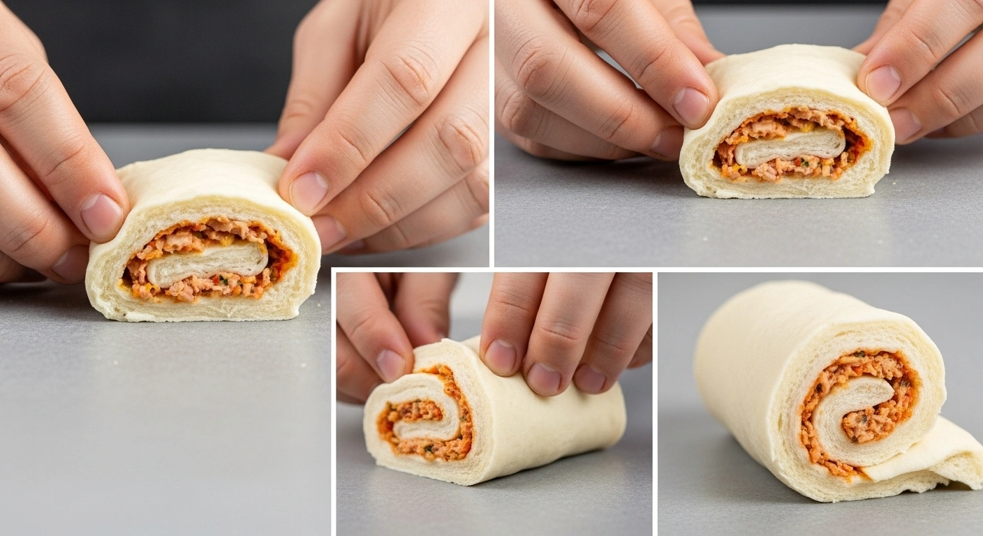 Roll the bread