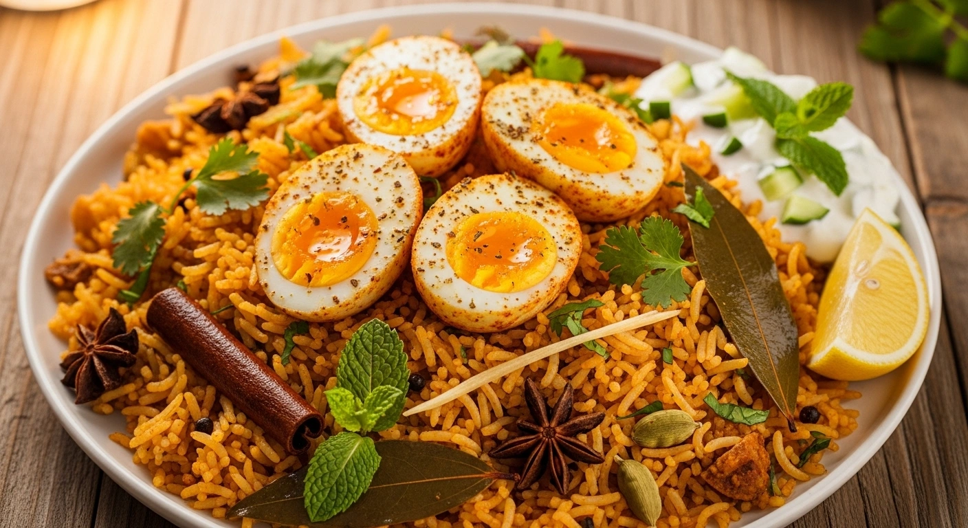 Masala Egg Pulao