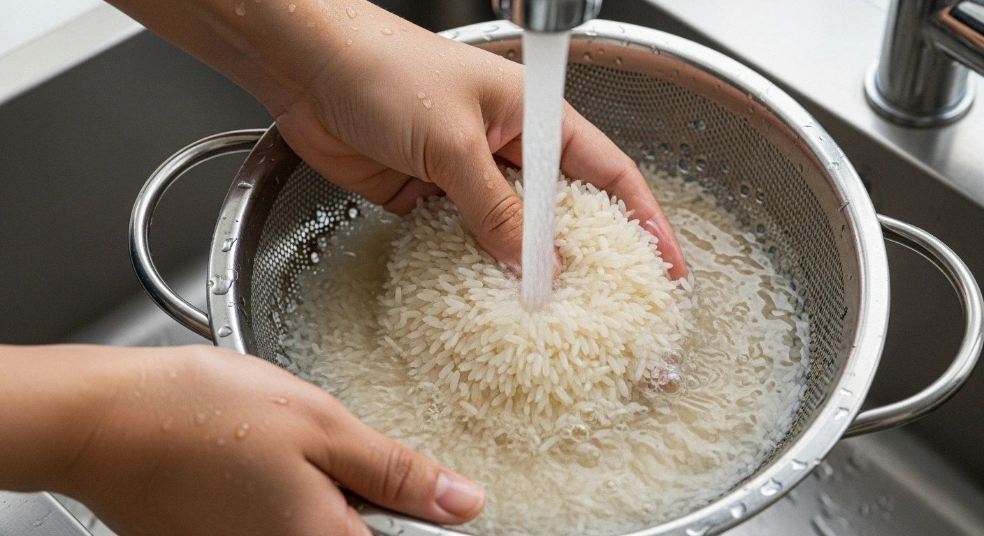 Drain the Rice