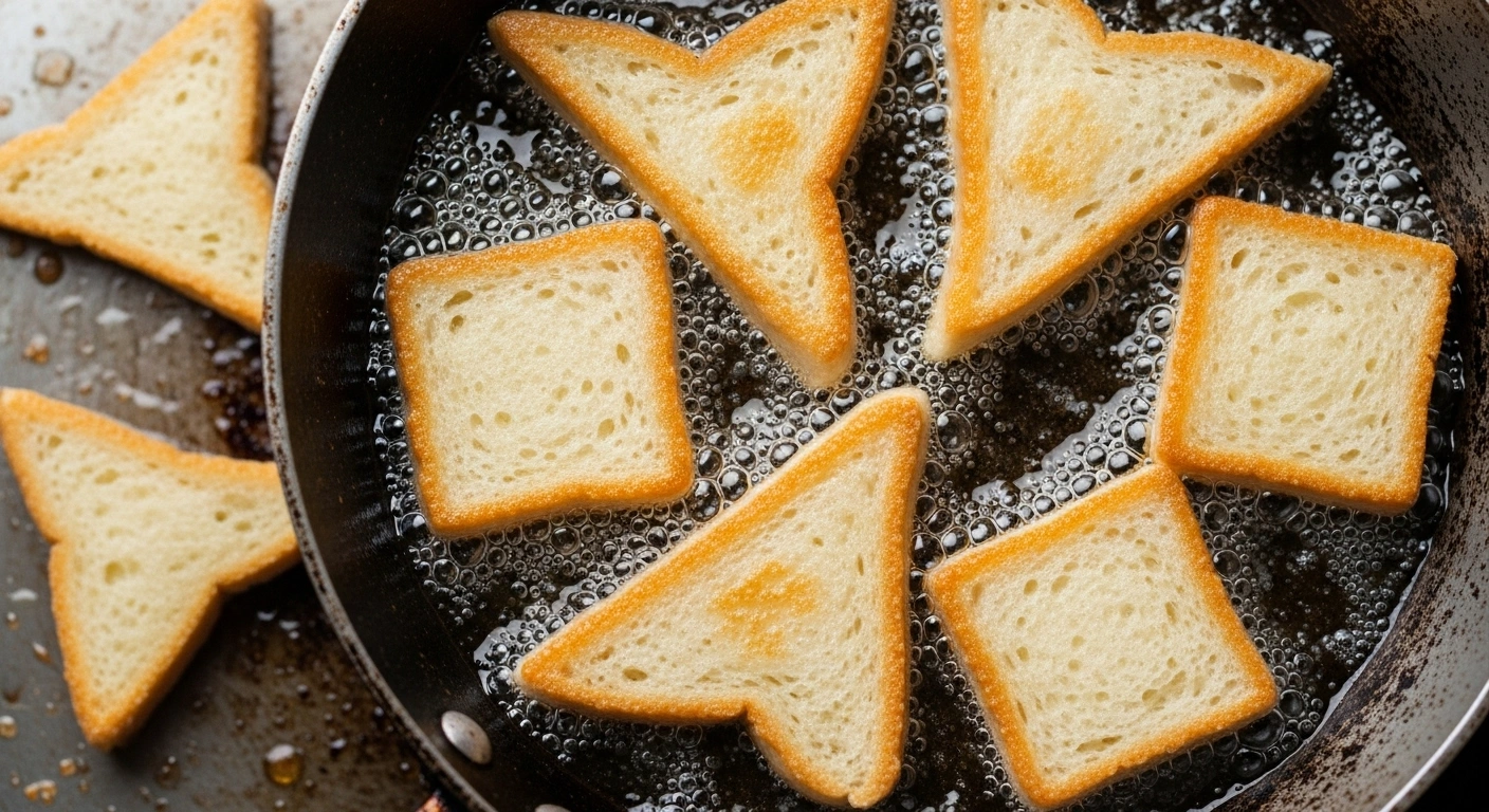 Fry the bread