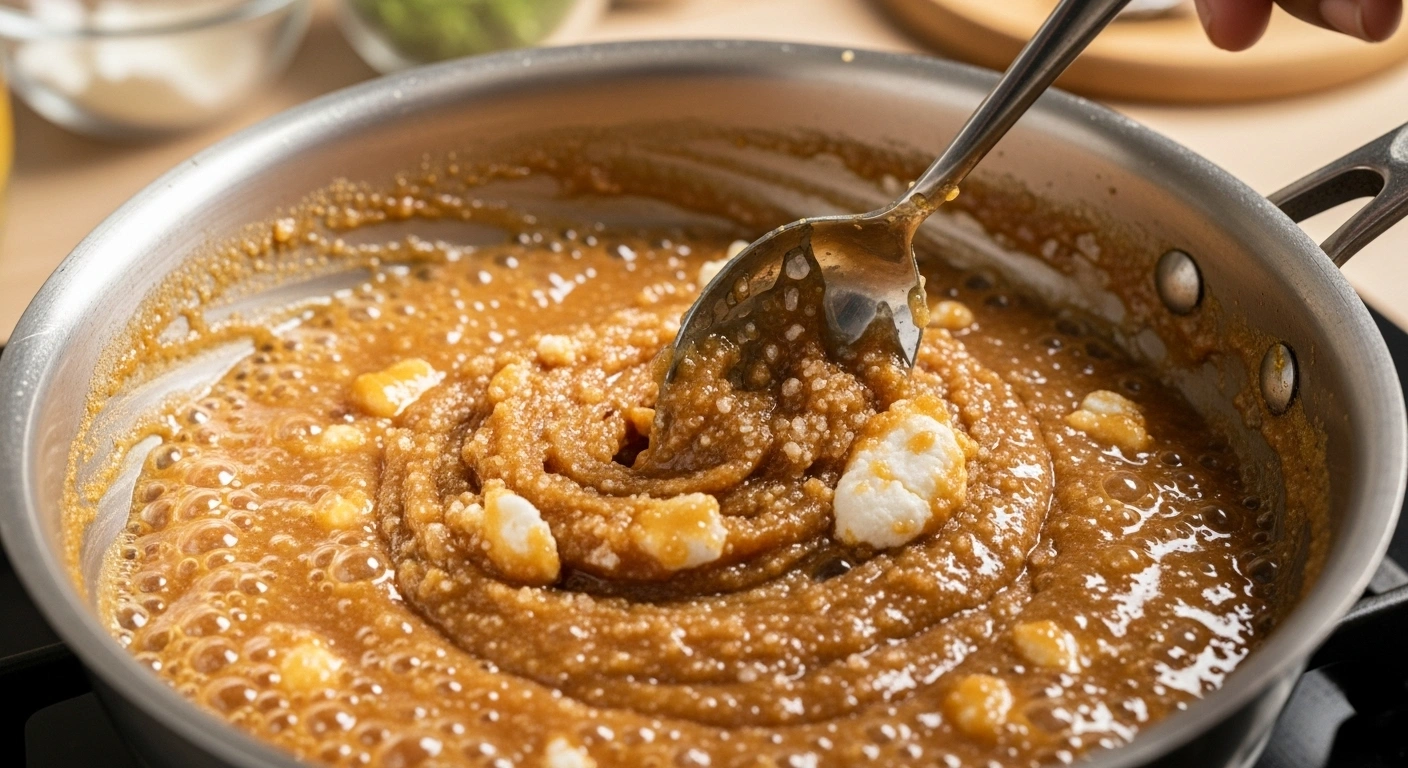 Add ghee and flavor