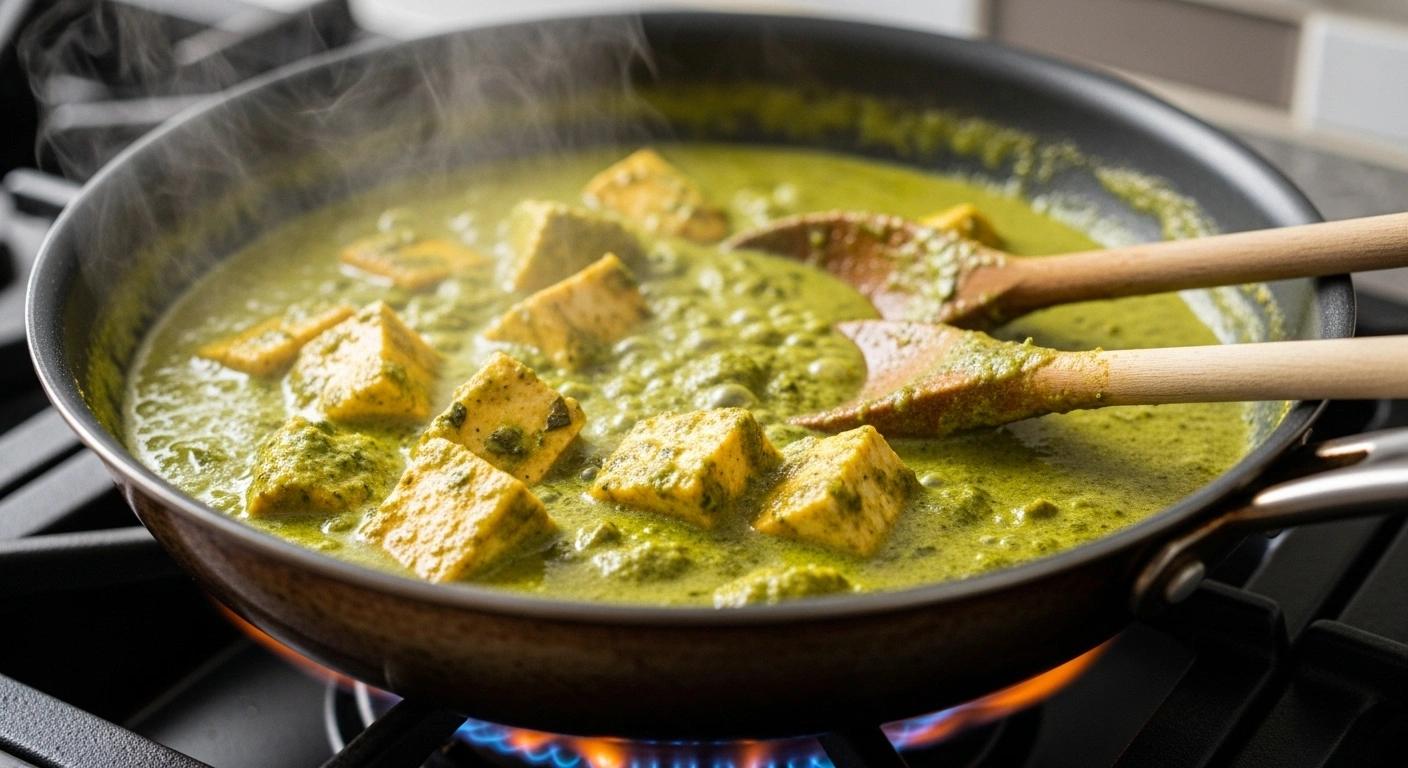 Palak Paneer stir fried