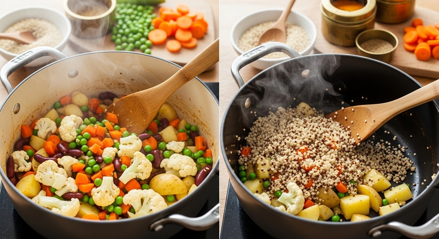 Adding Vegetables