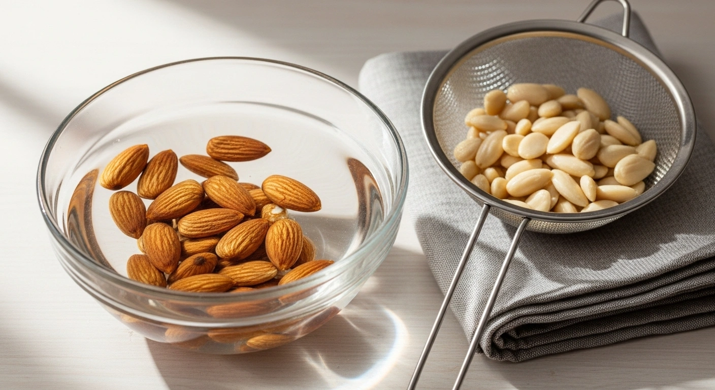 Soak & Peel Almonds
