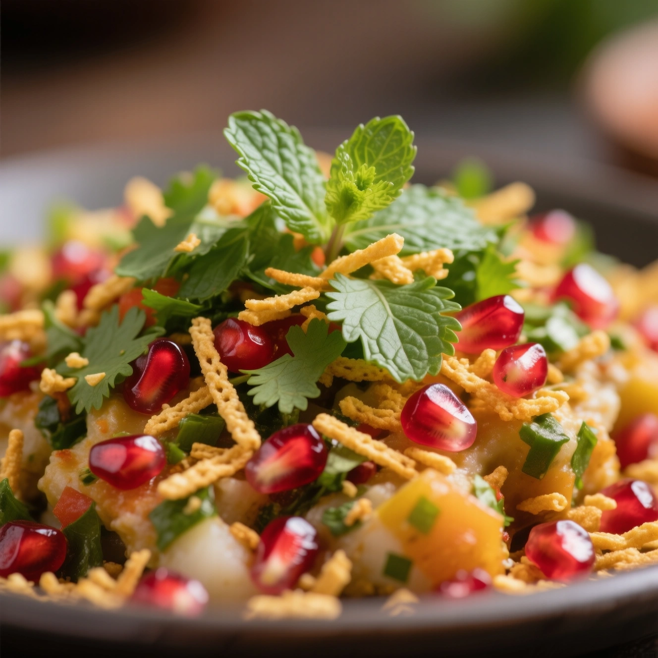 Garnishing with Herbs