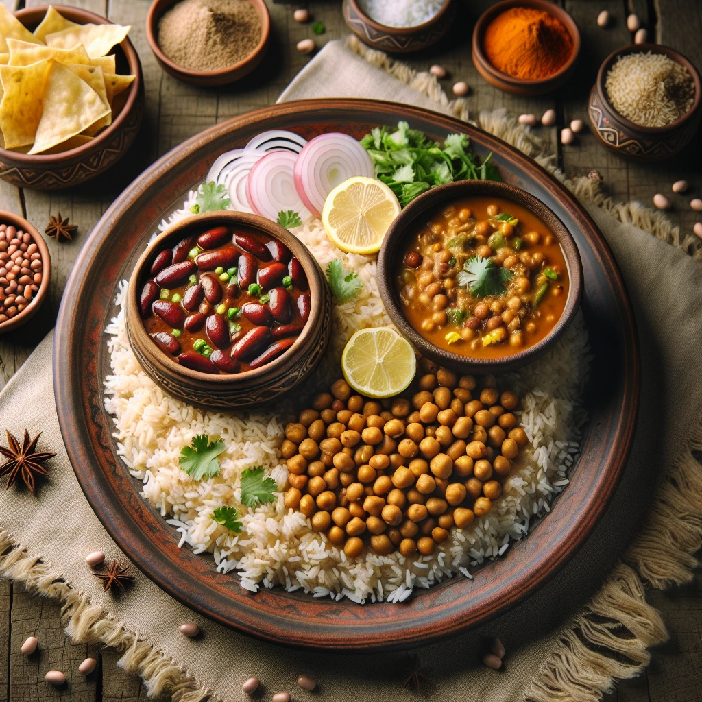 Rajma or Chole with Brown Rice