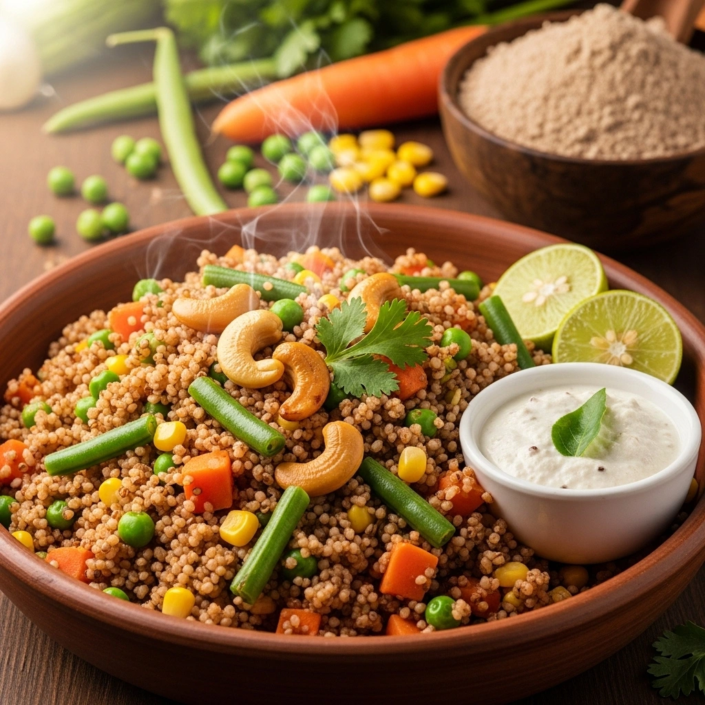 Ragi Vegetable Upma